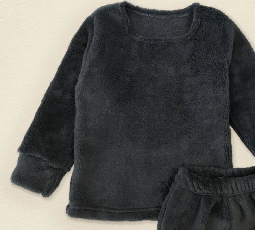  Пижама детская теплая "Nebula Nights" asphalt - 2