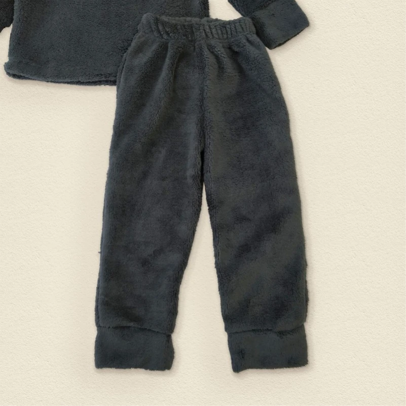  Пижама детская теплая "Nebula Nights" asphalt - 2