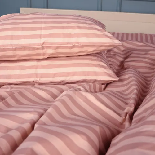 Наволочка Бязь 17-0773 Nude stripes - 2