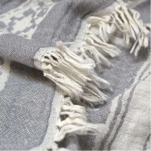 Покрывало C №1304 Only grey - 2