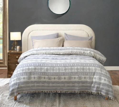 Покрывало C №1304 Only grey