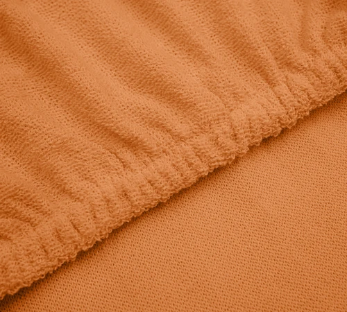 Простынь на резинке К Terry Line "Orange" - высота 25 см