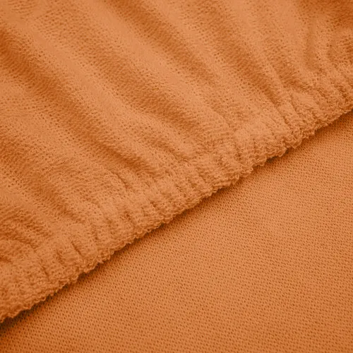 Простынь на резинке К Terry Line "Orange" - высота 25 см