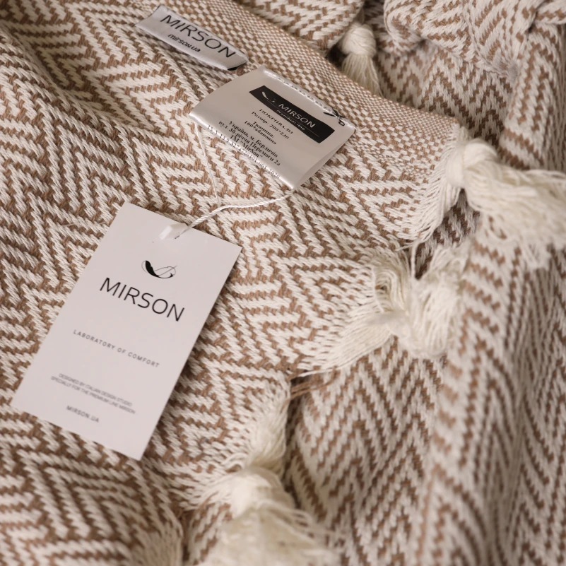 Покрывало Б "Organic Comfort Beige Christmas tree" - 2