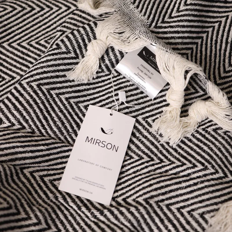 Покривало Б "Organic Comfort Black zigzag" - 2