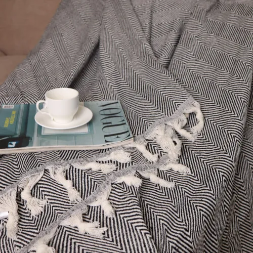 Покривало Б "Organic Comfort Black zigzag" - 2