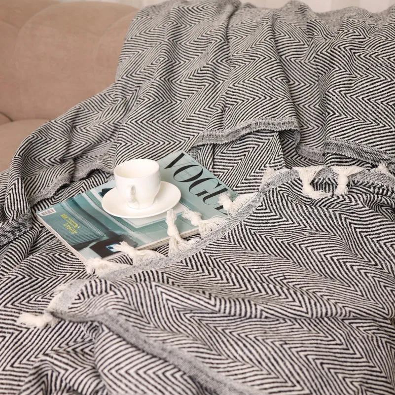 Покривало Б "Organic Comfort Black zigzag" - 4