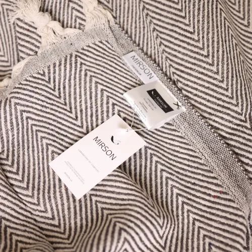 Покрывало Б "Organic Comfort Graphite zigzag" - 3