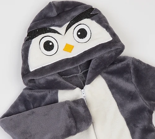 Кигуруми детский "Owl" gray - 2