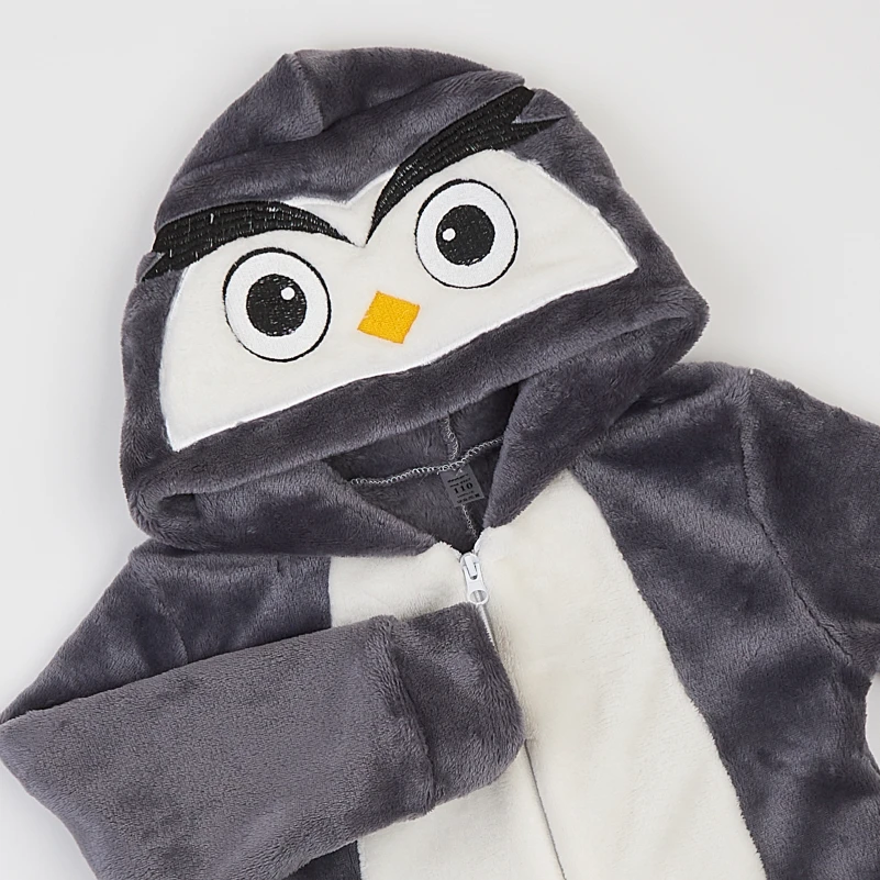 Кигуруми детский "Owl" gray - 1