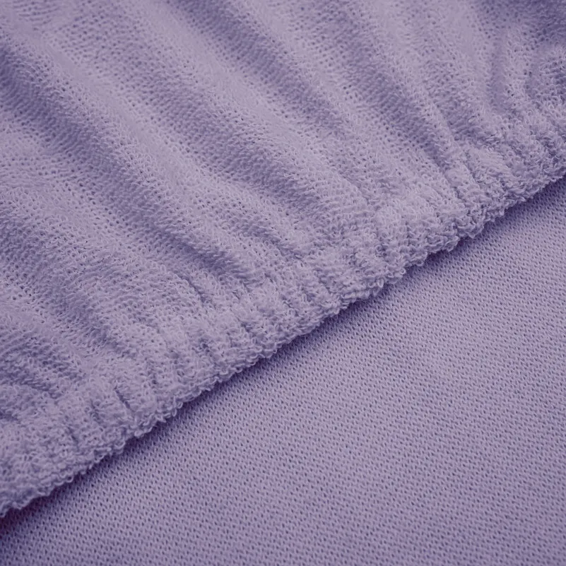Простынь на резинке К Terry Line "Pale purple" - высота 25 см