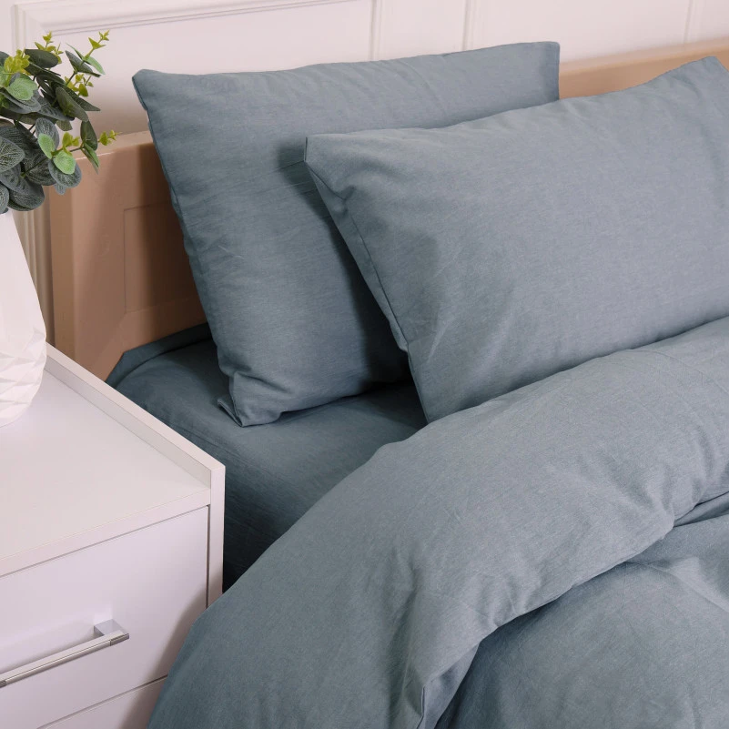 Простынь на резинке Вареный хлопок 40-0021 "Peaceful Hours" - высота 25 см (детские10 см) - 5