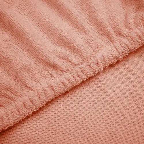 Простынь на резинке К Terry Line "Peach" - высота 25 см