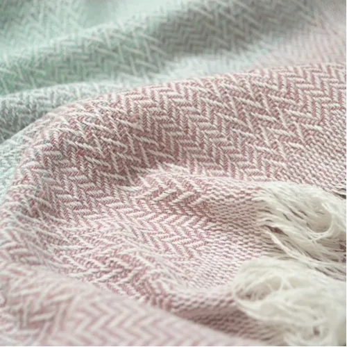 Покривало C №1321 Pink/mint - 2