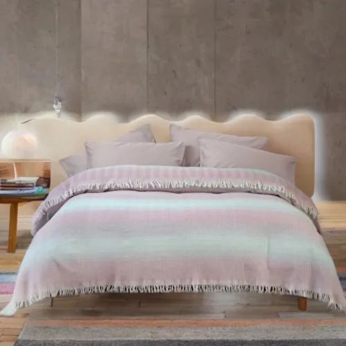 Покривало C №1321 Pink/mint