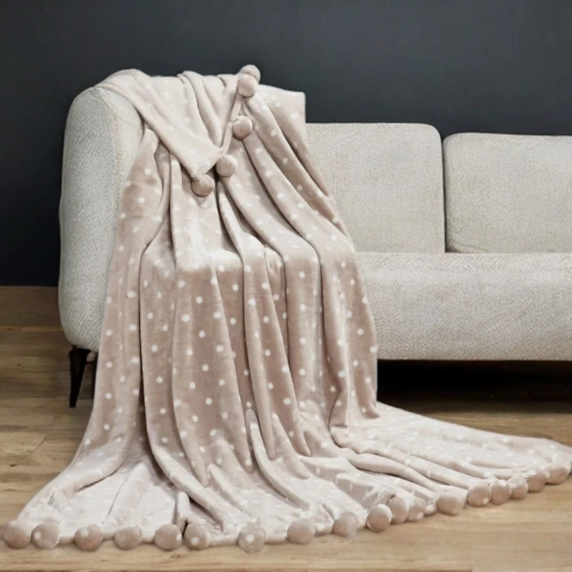 Плед М "Plaid tambourine beige"