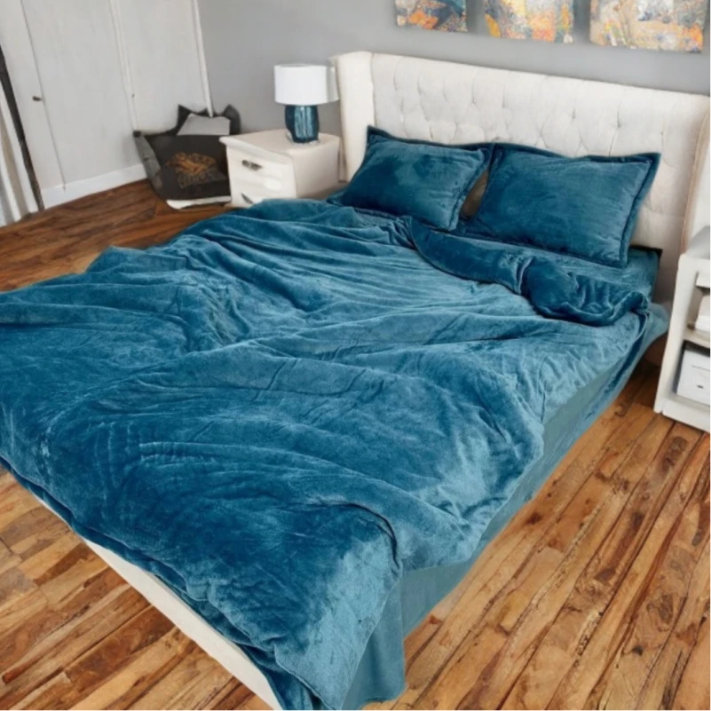 Комплект постільної білизни Плюш "Plush Tranquility Bedding" - 1