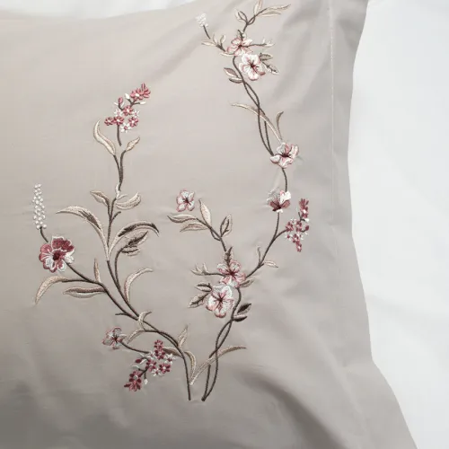 Комплект постельного белья С №103 Poplin blossom beige - 5
