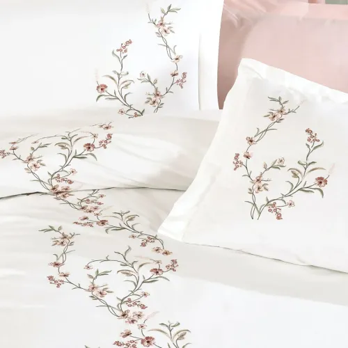 Комплект постільної білизни С №102 Poplin blossom creamy - 3