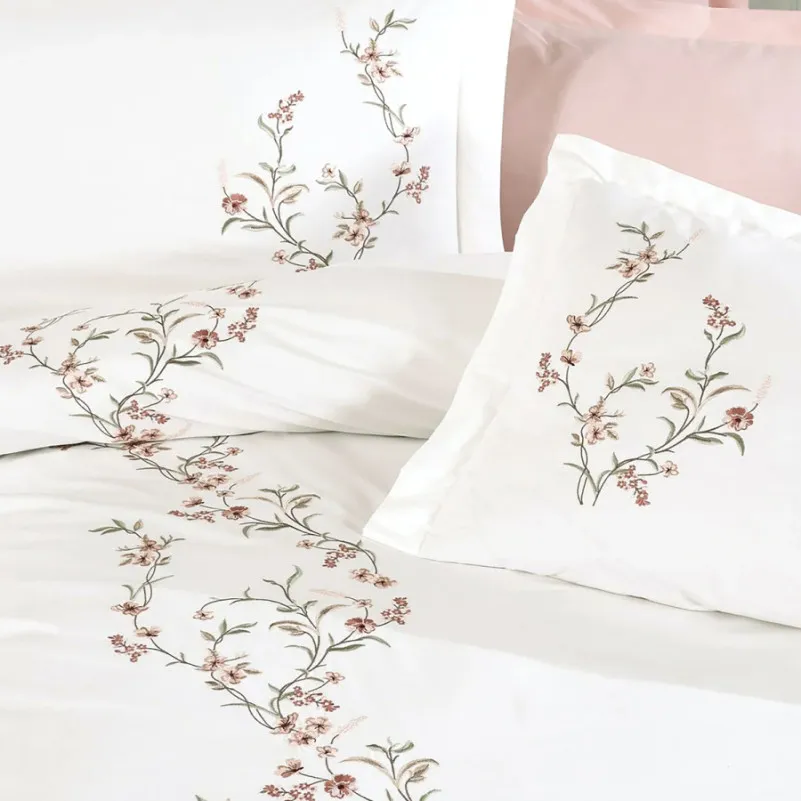 Комплект постільної білизни С №102 Poplin blossom creamy - 2