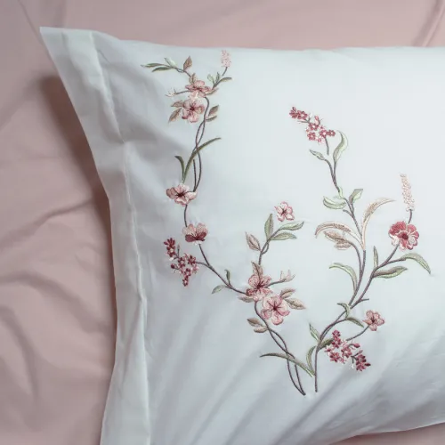Комплект постільної білизни С №102 Poplin blossom creamy - 4
