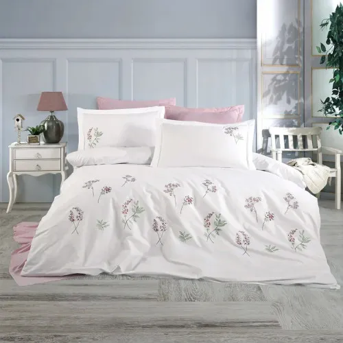 Комплект постільної білизни С №100 Poplin floral - 2