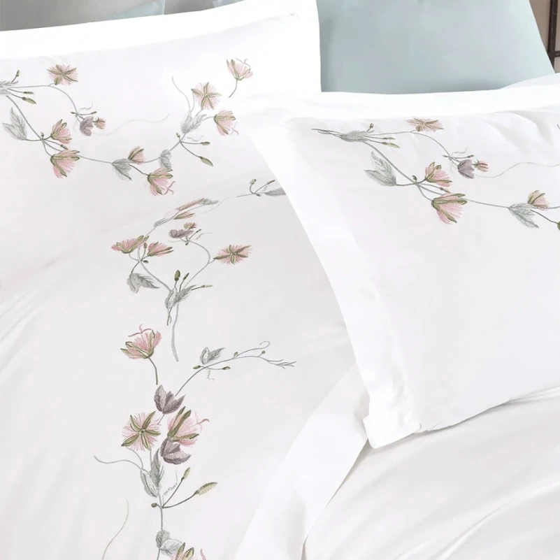 Комплект постільної білизни С №106 Poplin flowers - 3