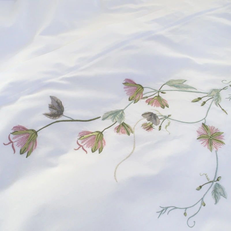 Комплект постільної білизни С №106 Poplin flowers - 4