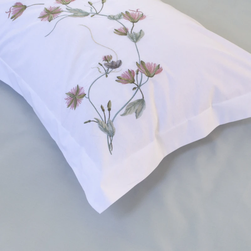 Комплект постільної білизни С №106 Poplin flowers - 6