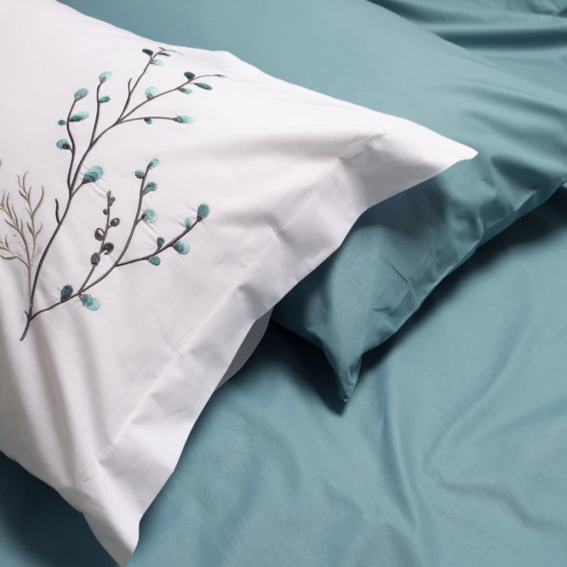 Комплект постельного белья С №101 Poplin twigs