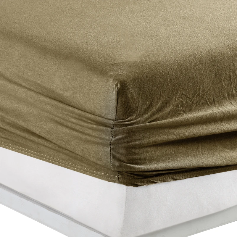 Простирадло на гумці К Premium Line "Chocolate" - висота 25 см (дитячі 15 см)