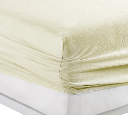 Простынь на резинке К Premium Line "Cream" - высота 25 см (детские 15 см)