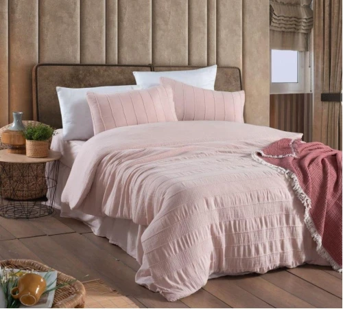 Комплект постільної білизни Муслін №001 Pudra