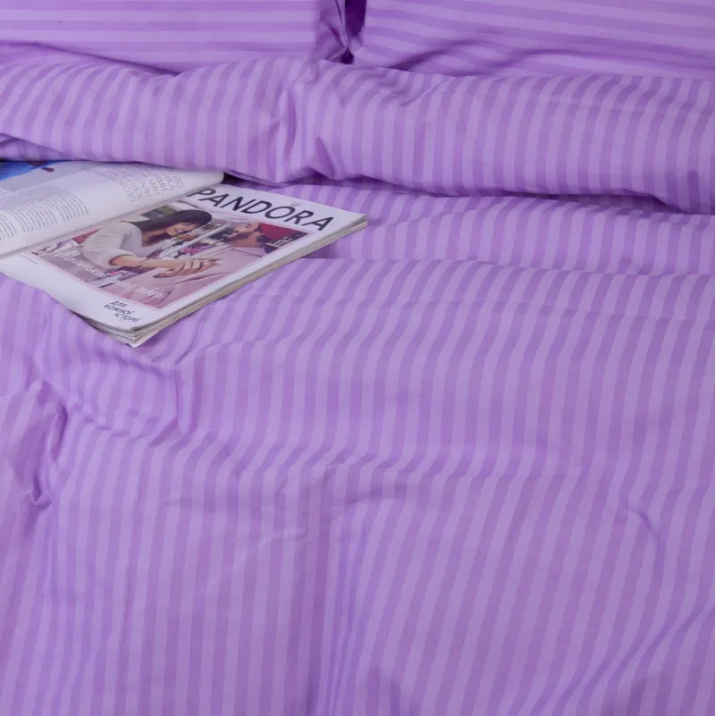 Пододеяльник MirSon Ranforce Elite 17-0618 Stripe Purple - 1