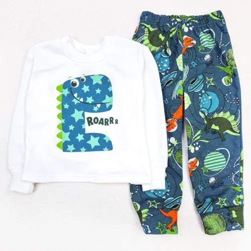 Піжама дитяча для хлопчиків "Rocket Dreams" dino