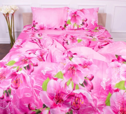 Комплект постельного белья 100% полиестер 15-0292-1 Rosemary