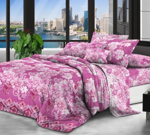 Комплект постельного белья Микрофибра принт 15-0102-1 Rowan
