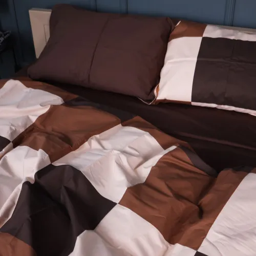 Комплект постельного белья Сатин 22-1370 Royal Chess - 2