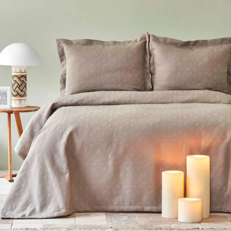 Набір покривало + наволочка С "Royal Wrap coffee"