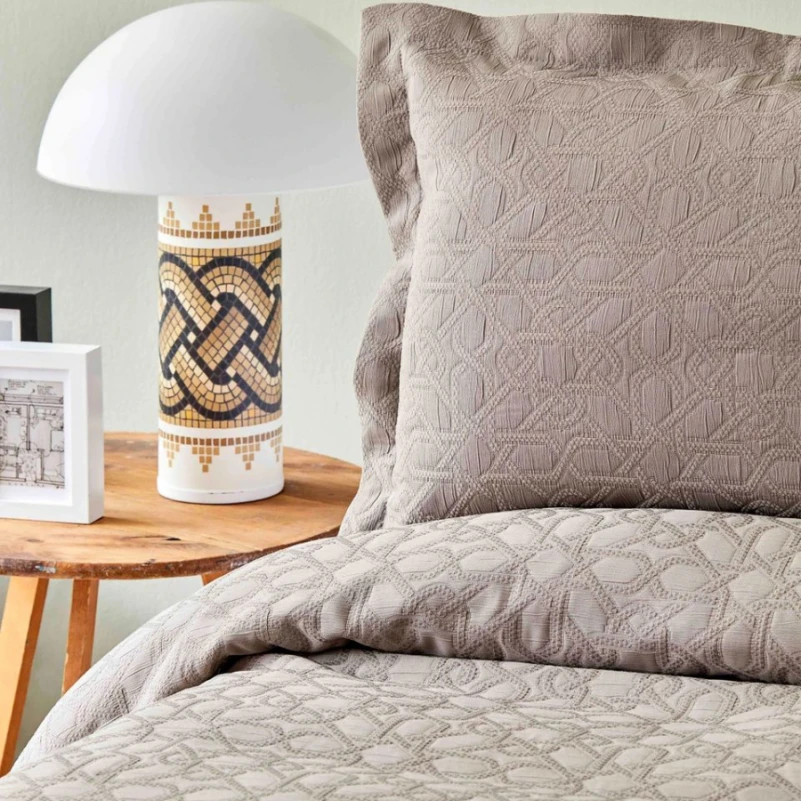 Набір покривало + наволочка С "Royal Wrap coffee" - 3