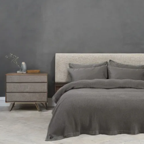 Покрывало C №1331 Ruis dark gray