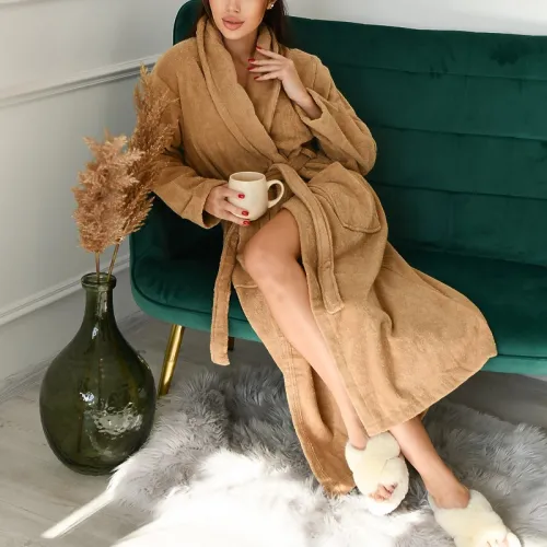 Халат жіночий "Sanna robe" beige - 4