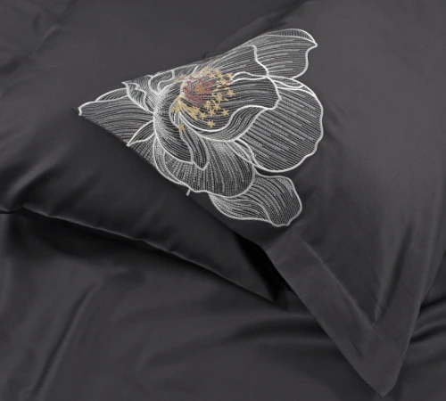 Комплект постільної білизни С Satin Elit "Bliss antrasit"