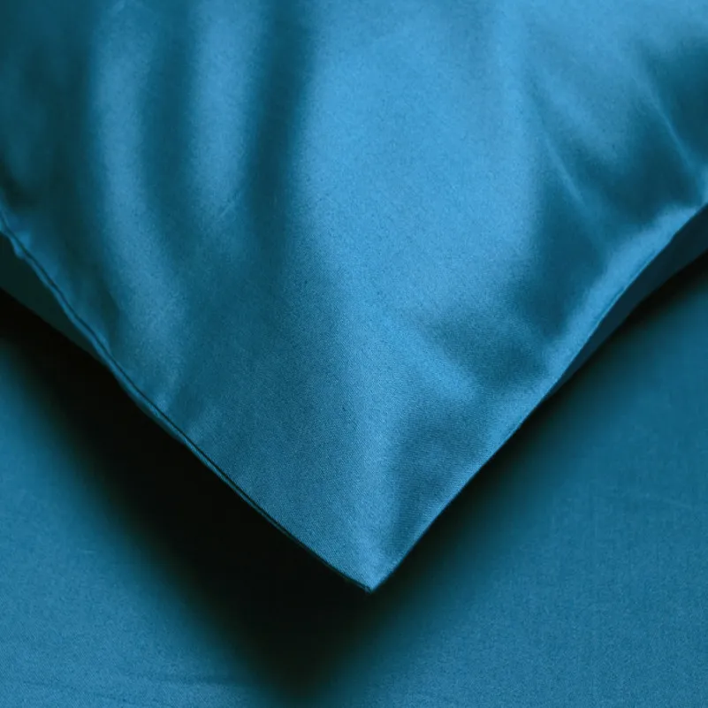 Комплект постільної білизни С Satin Elit "Bliss petrol" - 6