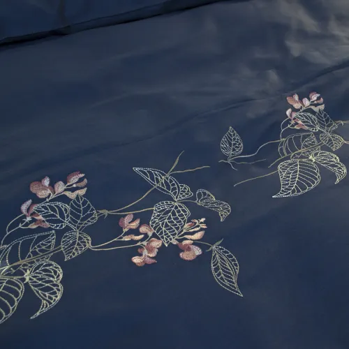 Комплект постельного белья С Satin Elit "Blossom blue" - 5