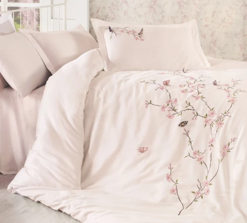Комплект постільної білизни С Satin Elit "Butterfly" - 2