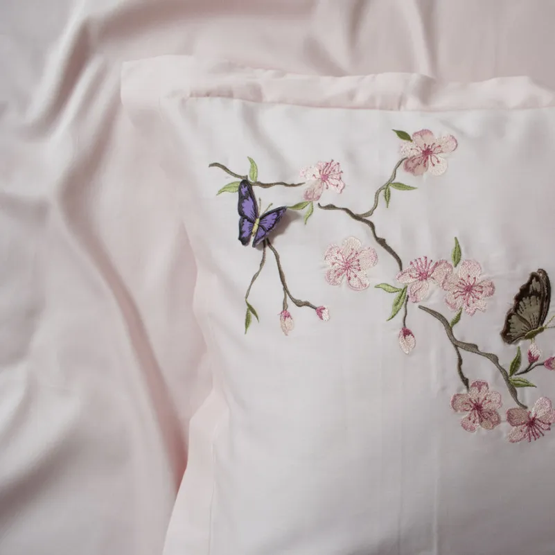 Комплект постільної білизни С Satin Elit "Butterfly" - 5