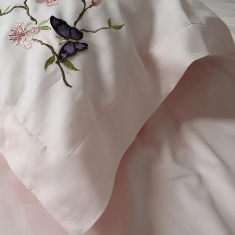 Комплект постільної білизни С Satin Elit "Butterfly" - 6