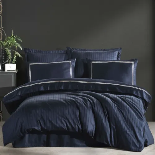 Комплект постільної білизни С Satin Elit "Calmness blue" - 2