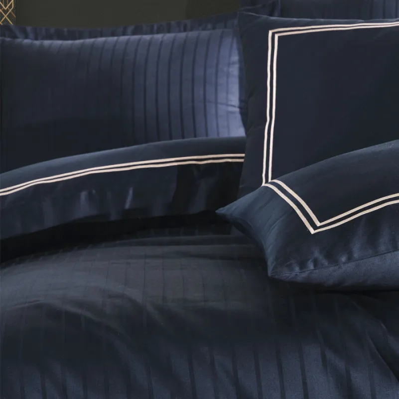 Комплект постільної білизни С Satin Elit "Calmness blue" - 3